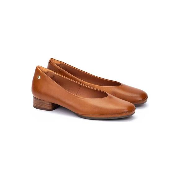 NEW PIKOLINOS women's ubeda heels in brandy